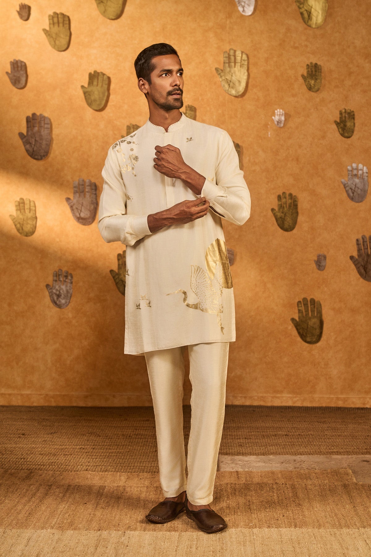 Ivory Crane Dawn Kurta Set