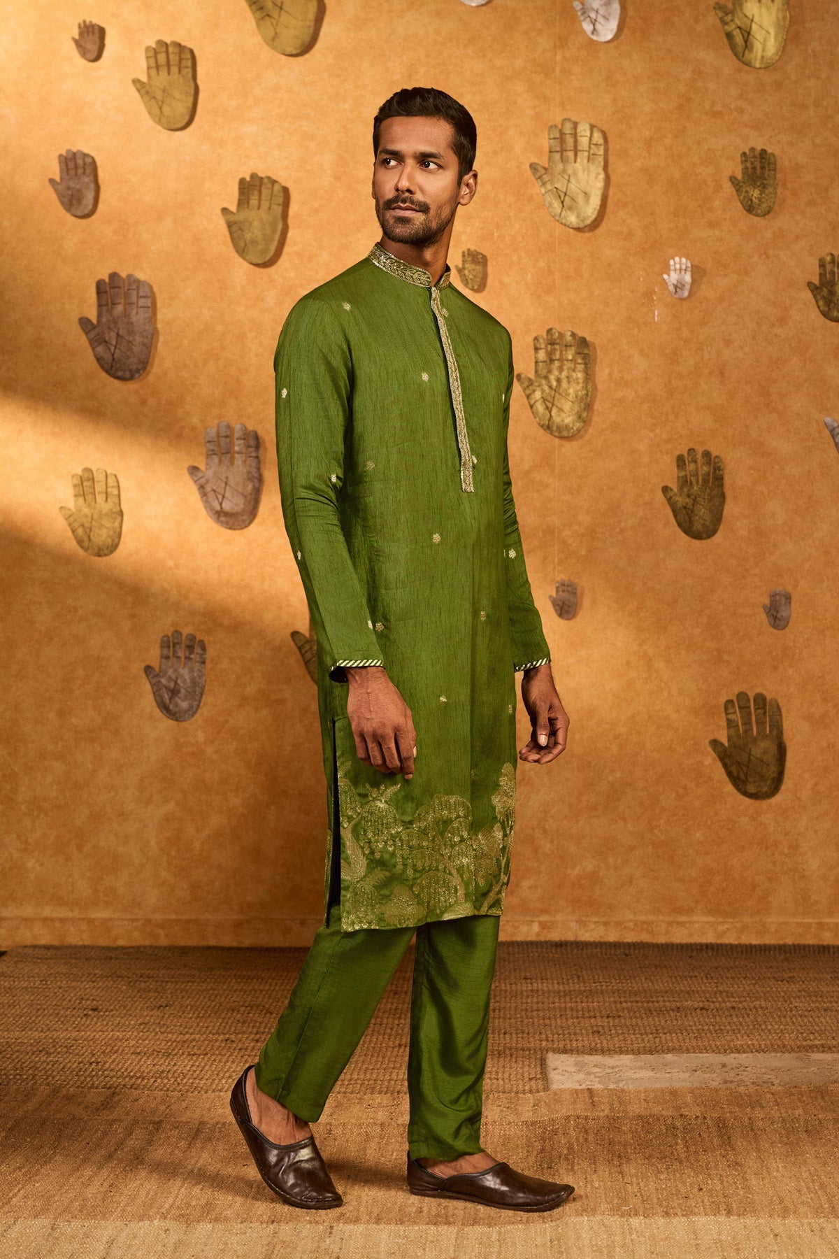 Olive Zen Kurta Set