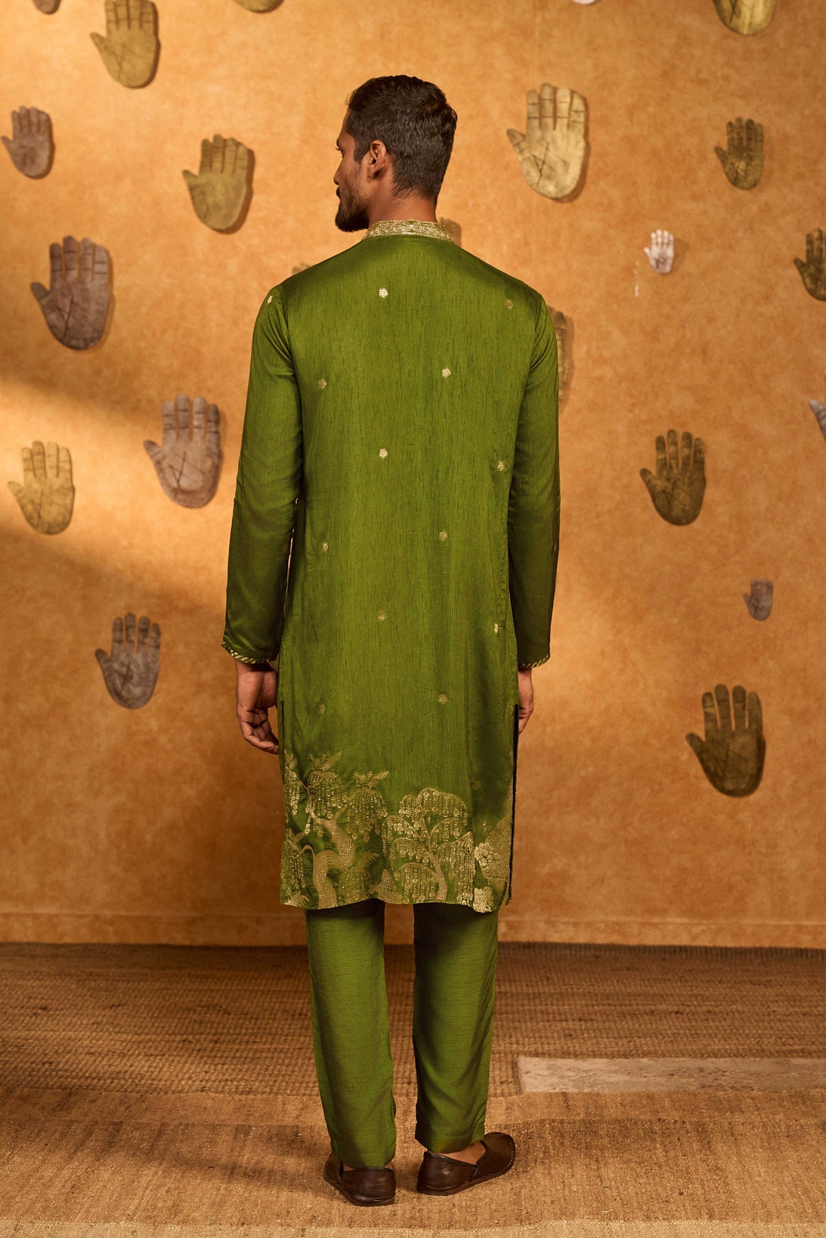 Olive Zen Kurta Set
