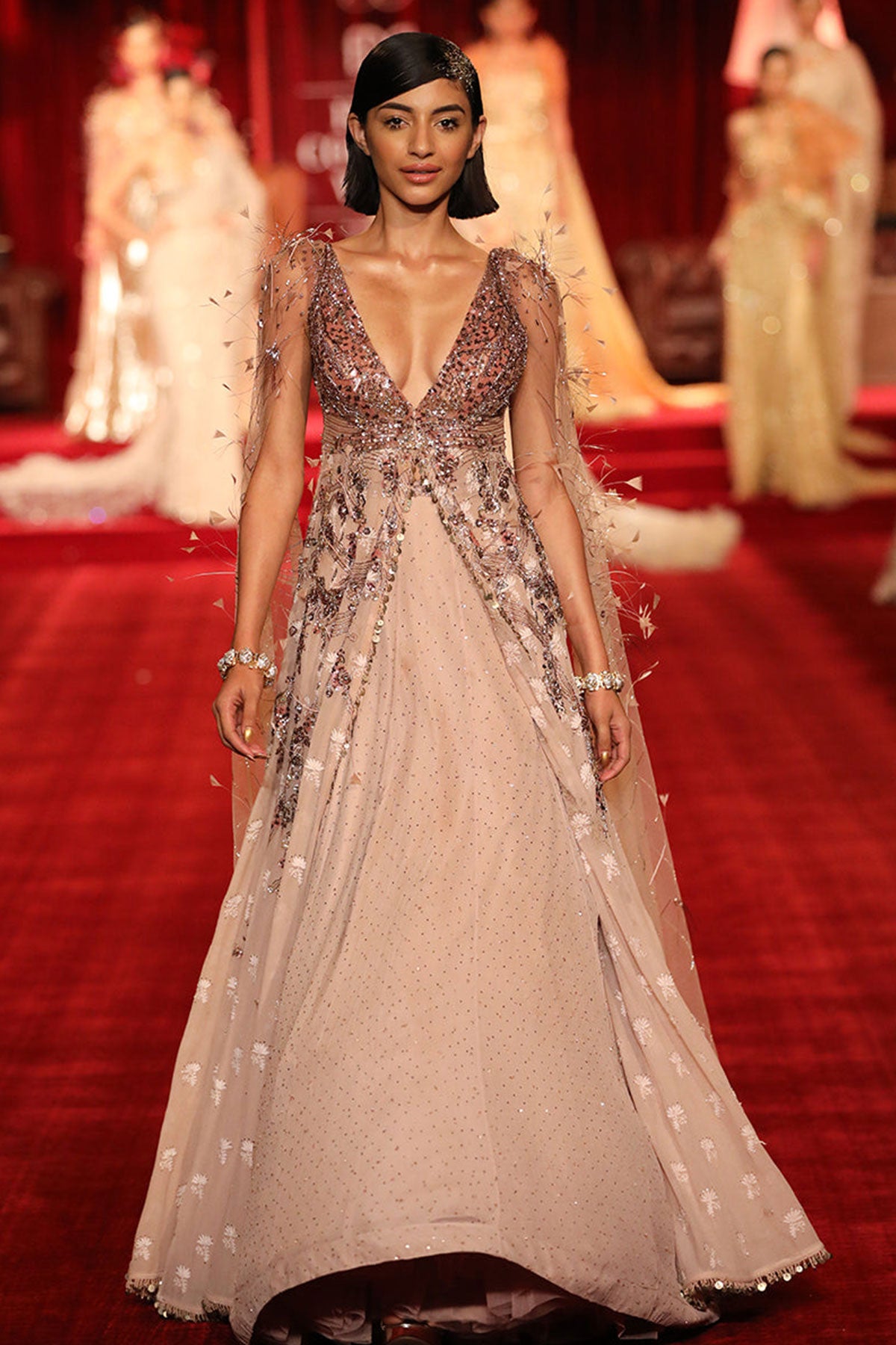 Amelia Chikankari Bridal Jacket Lehenga Set