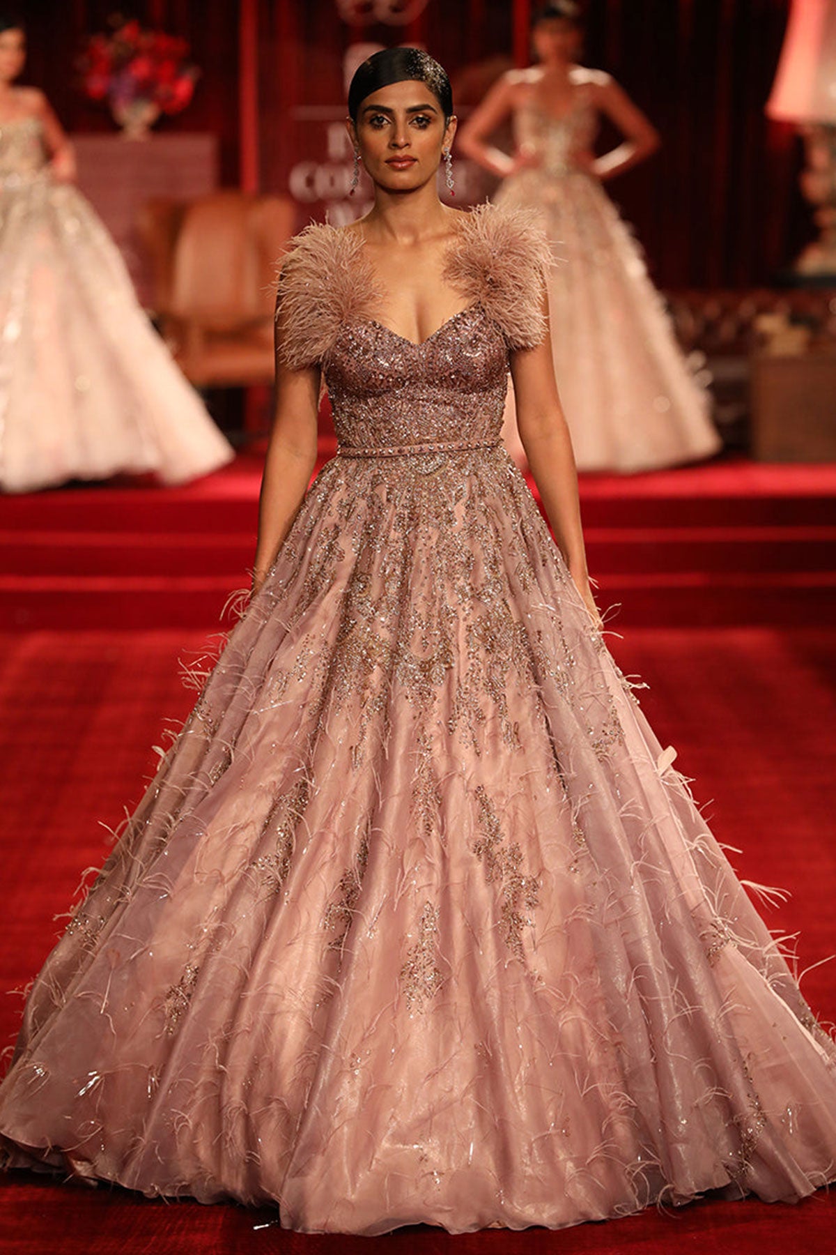 "Linda" Shimmer Organza Bridal Gown