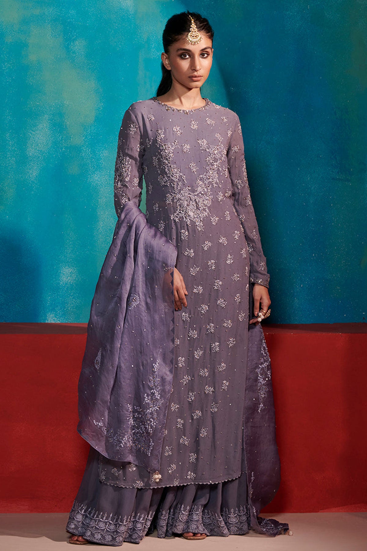 "Jazz" Kurta And Sharara Set