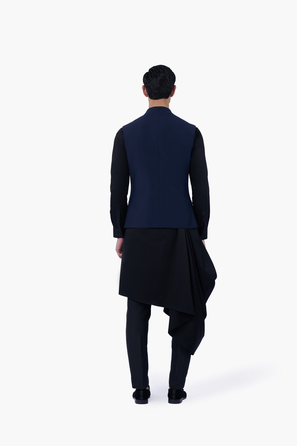 Black Axis Kurta Set