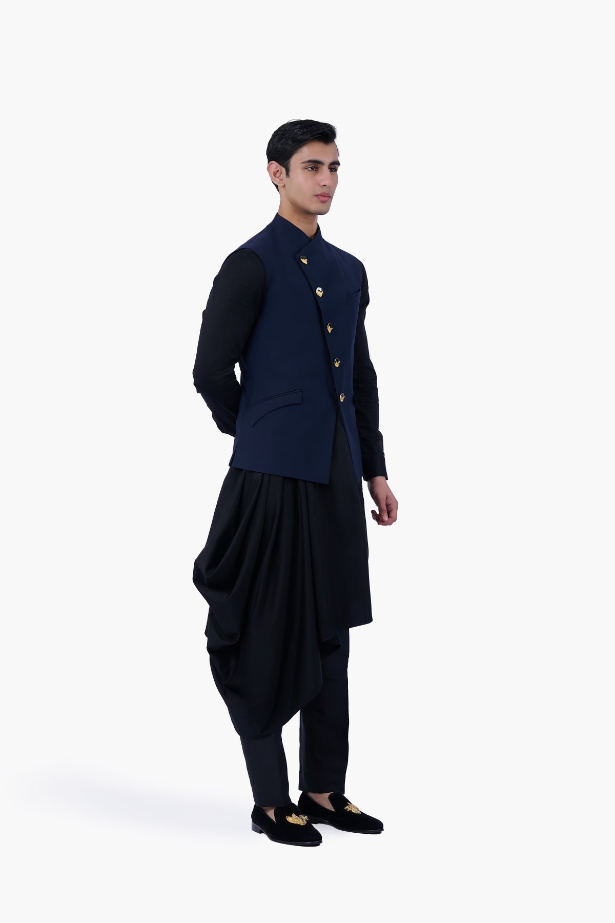 Midnight Regalia Nehru Jacket