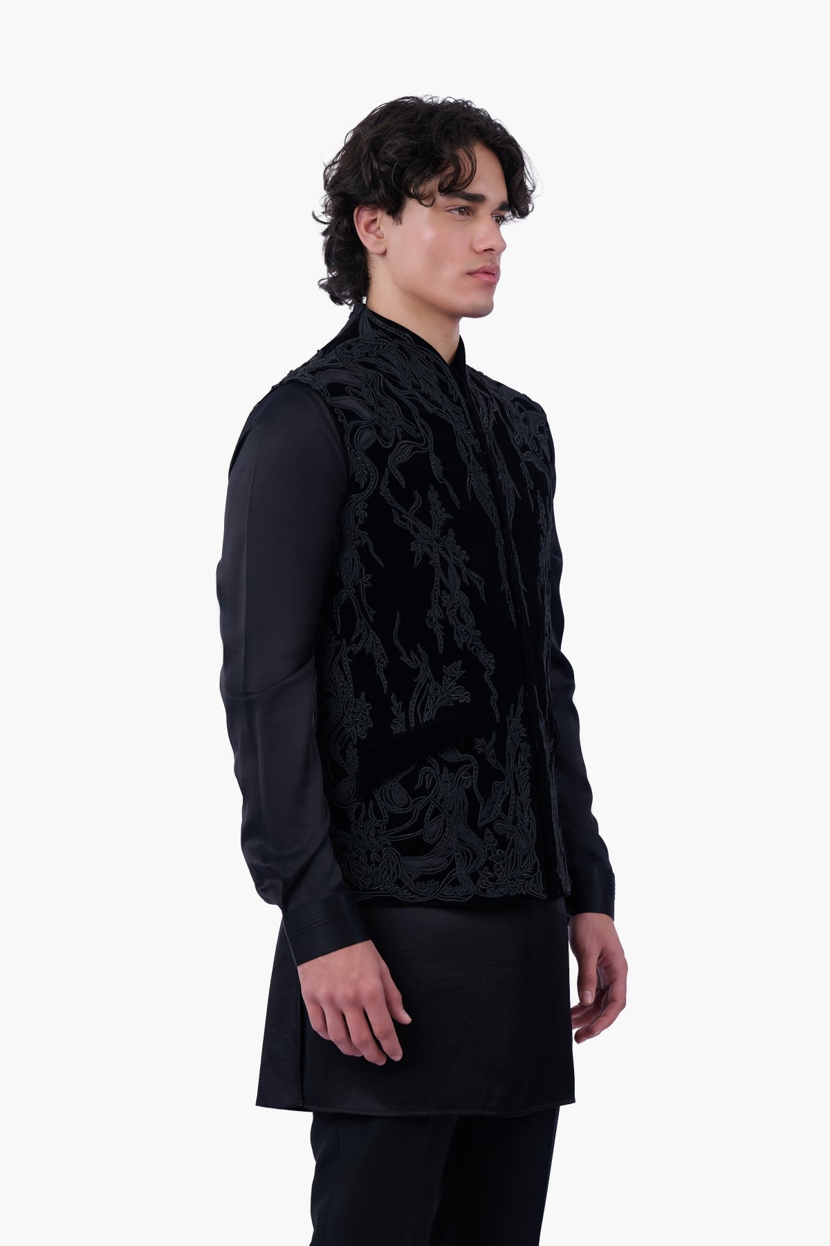 Nocturne Line Nehru Jacket