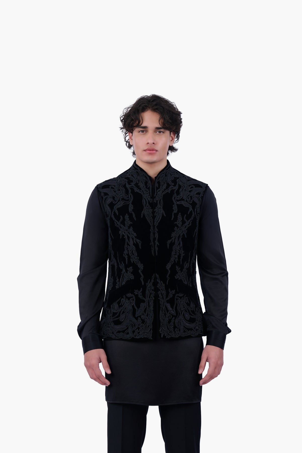 Nocturne Line Nehru Jacket