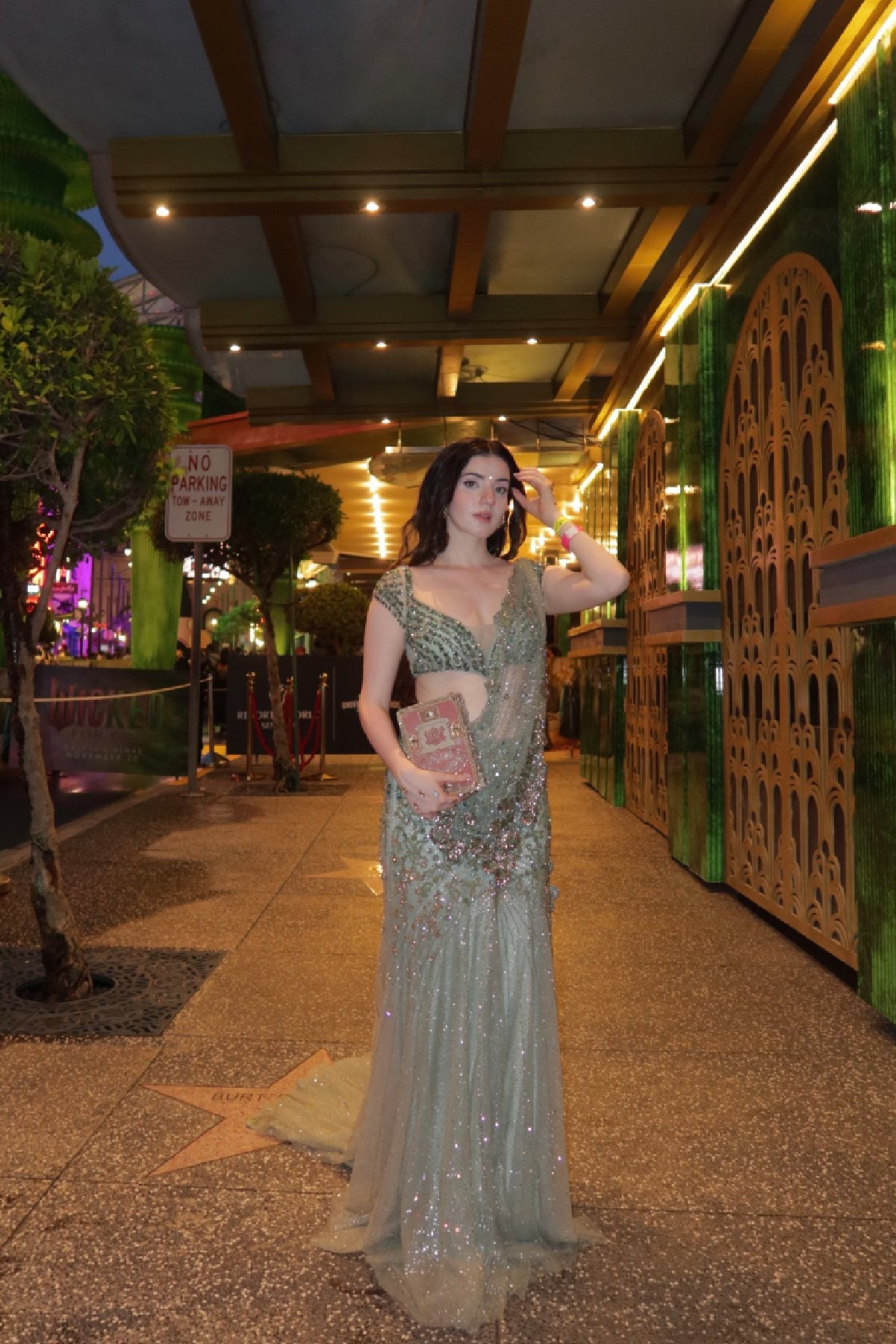 Aastha shah in "Michele" Drape Saree