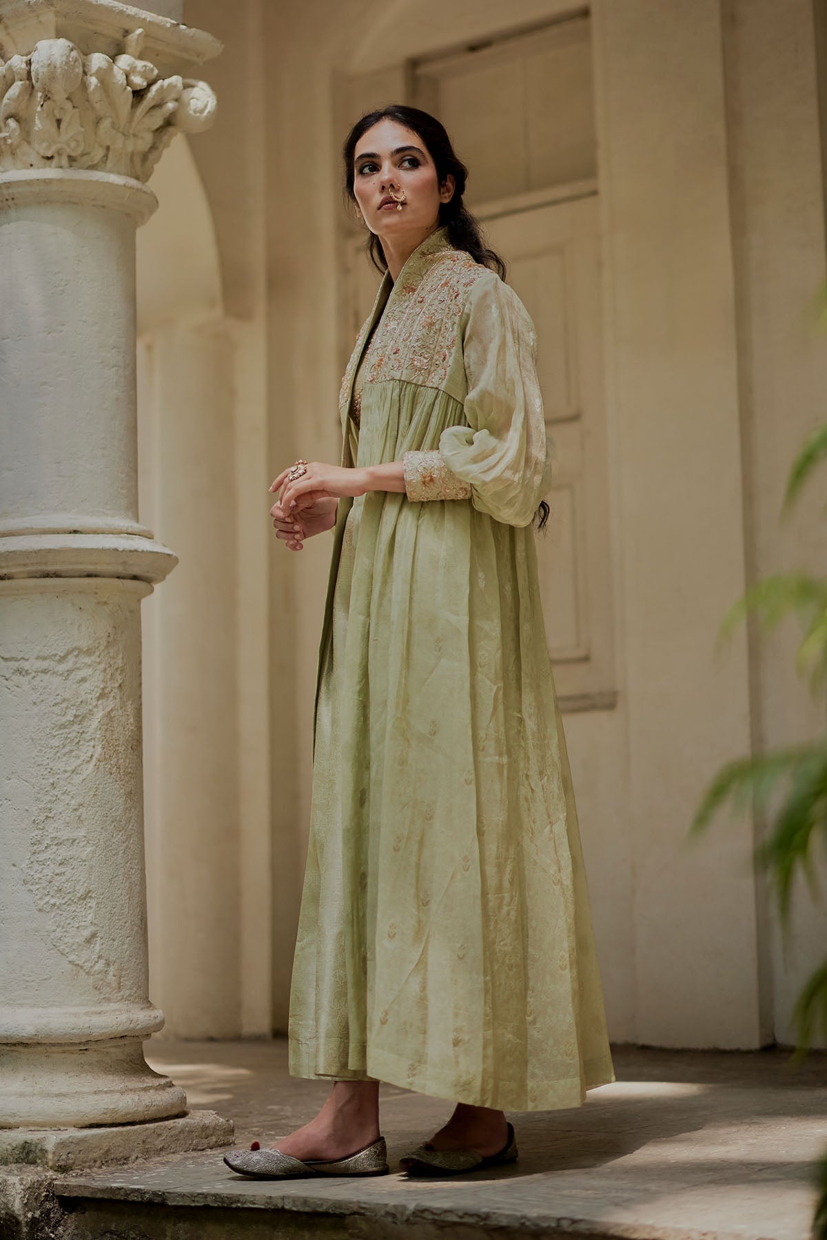 SOLENE PALAZZO JACKET SET