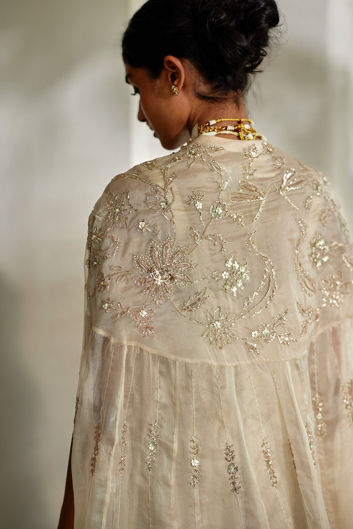 LUMI CAPE ANARKALI SET