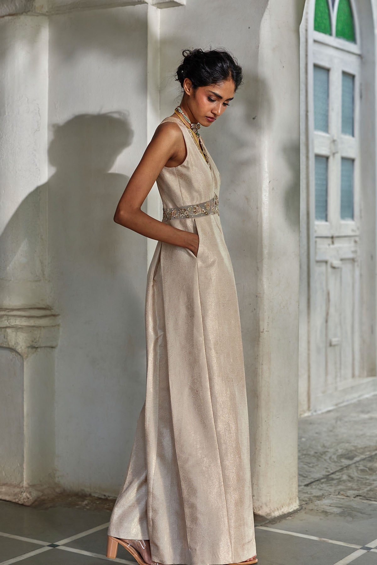 SERA CAPE JUMPSUIT SET