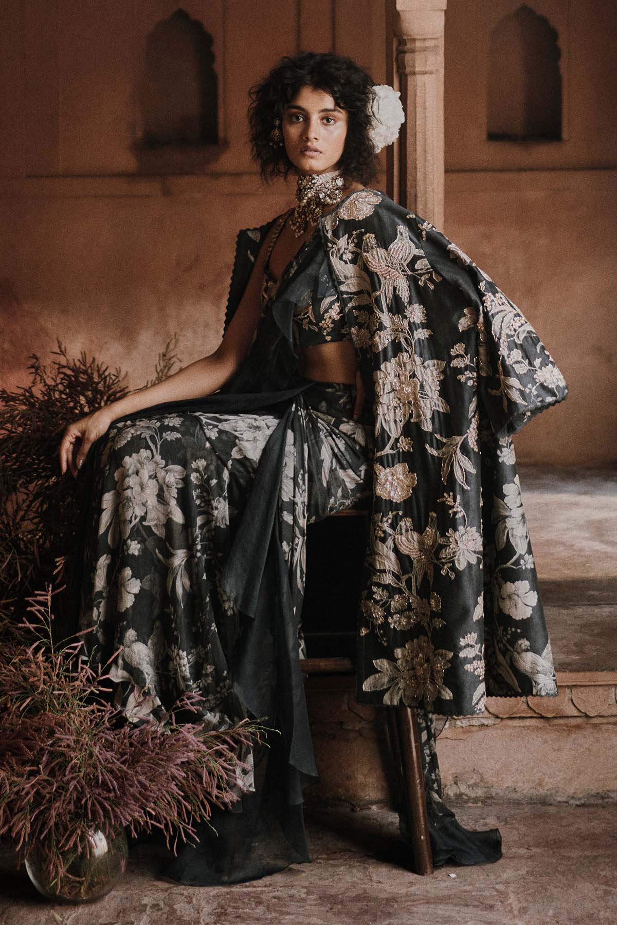 LAINE SAREE SET