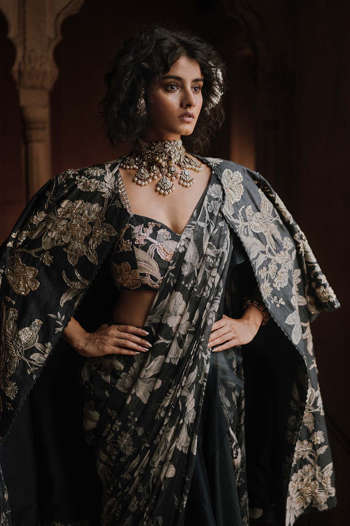 LAINE SAREE SET