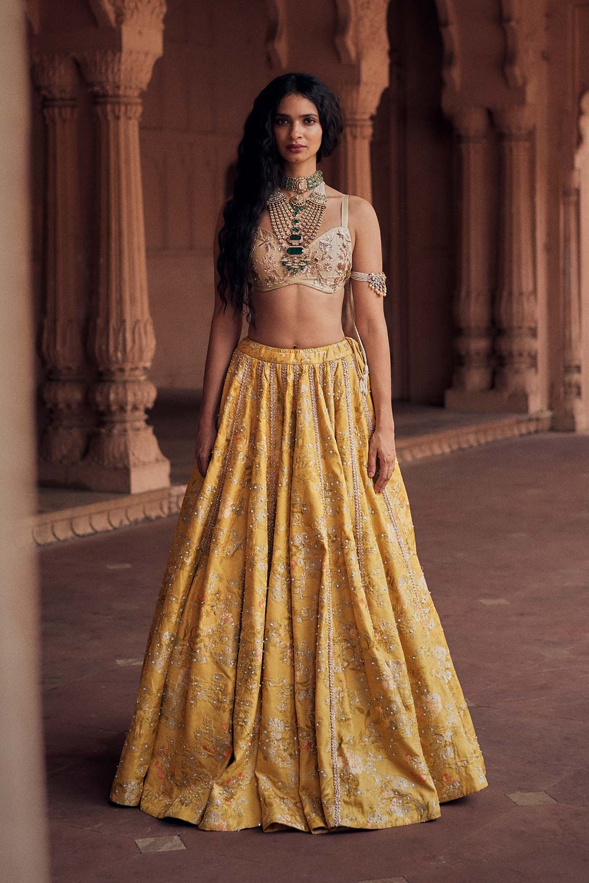 RUBY LEHENGA SET
