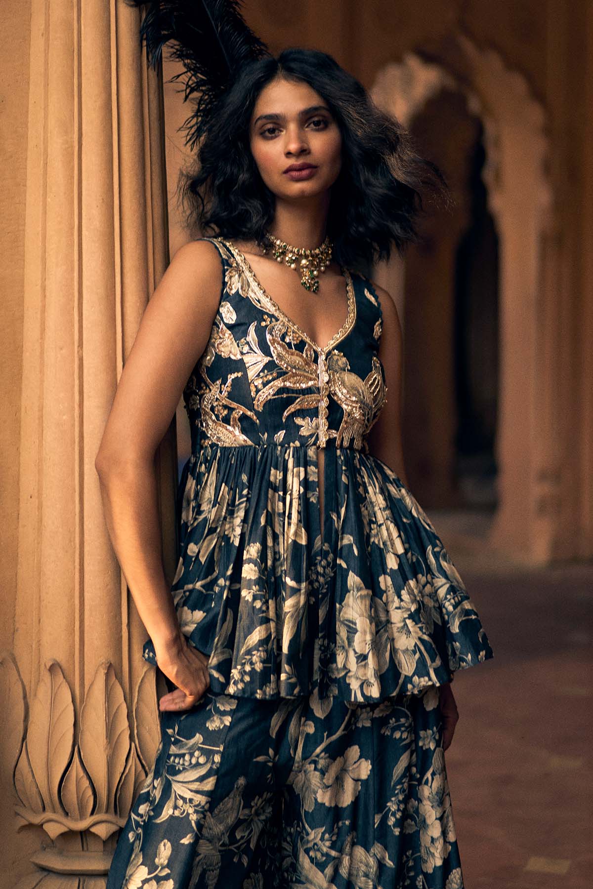 EVE PEPLUM SET