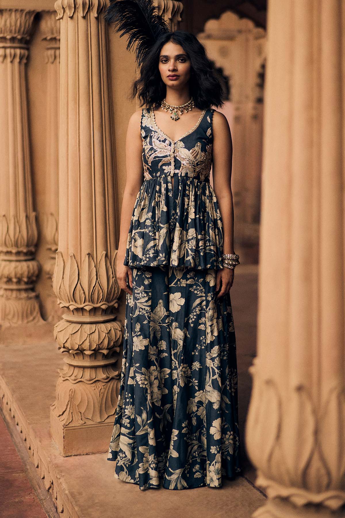 EVE PEPLUM SET
