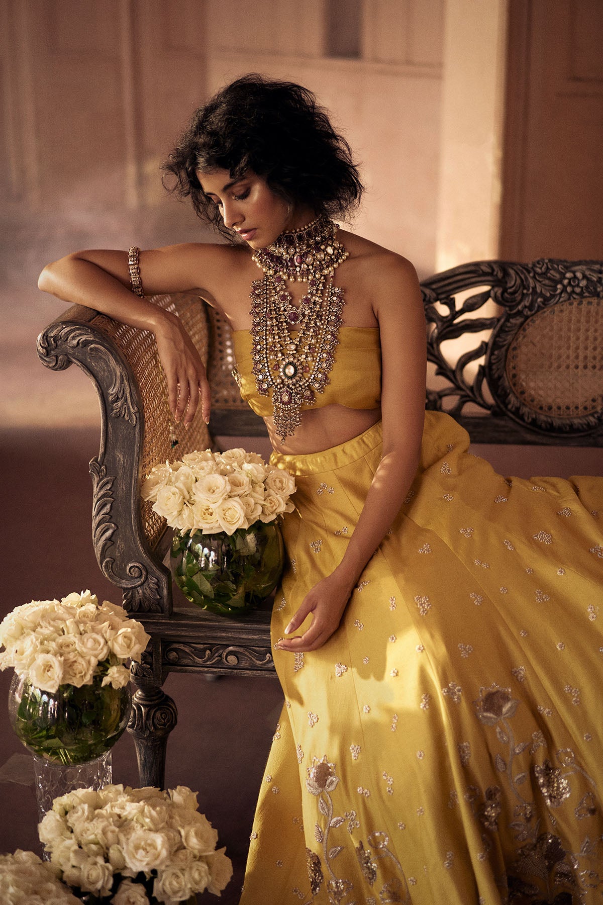 SAGE LEHENGA SET