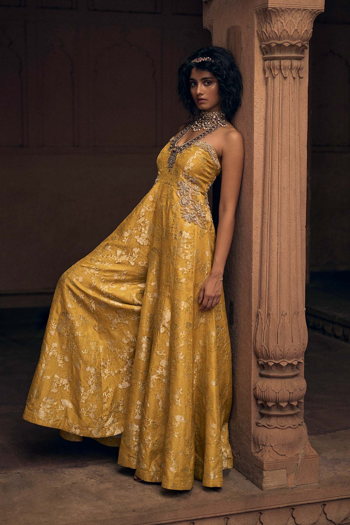 PEARL JUMPSUIT – YELLOW