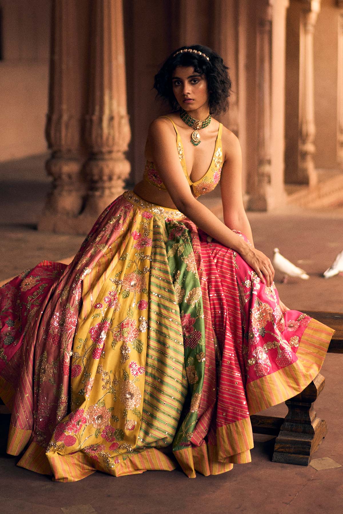 BHAKTHI LEHENGA SET