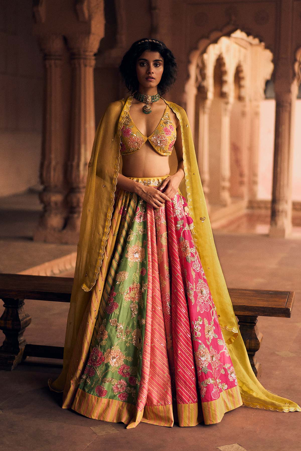 BHAKTHI LEHENGA SET