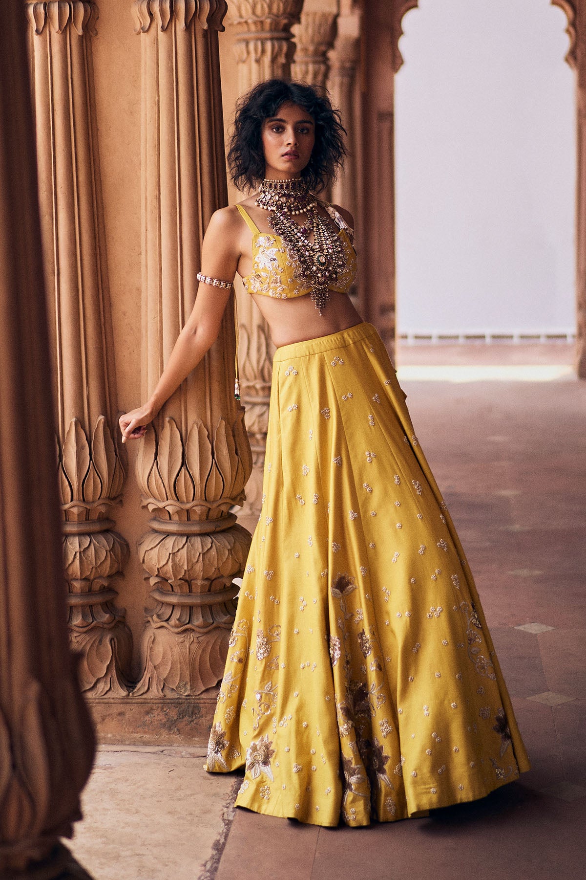 SAGE LEHENGA SET