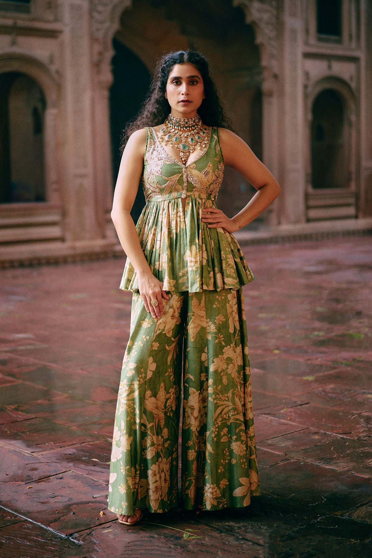 MAEVE PEPLUM SET