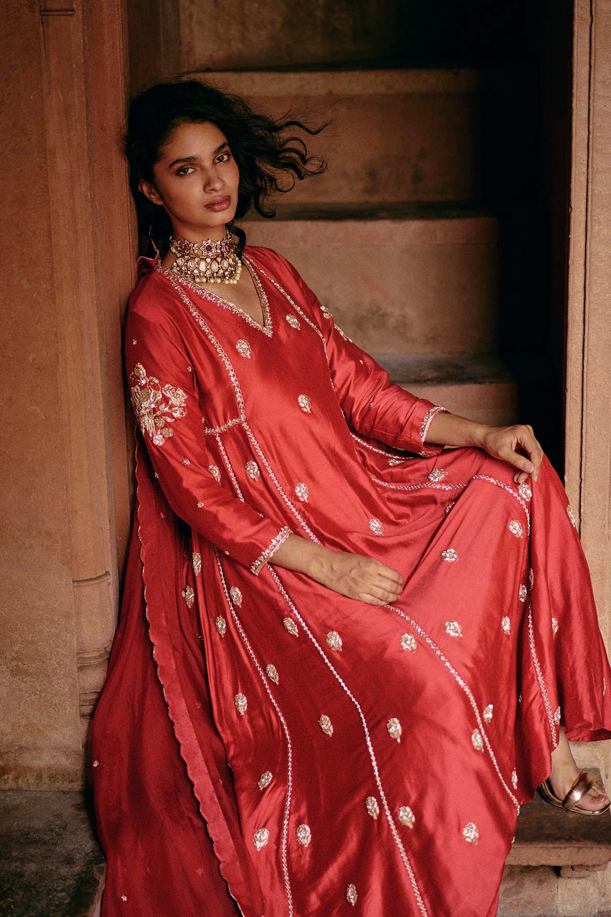 EZRA ANARKALI SET