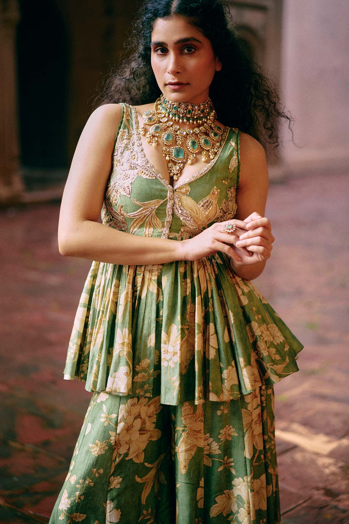 MAEVE PEPLUM SET