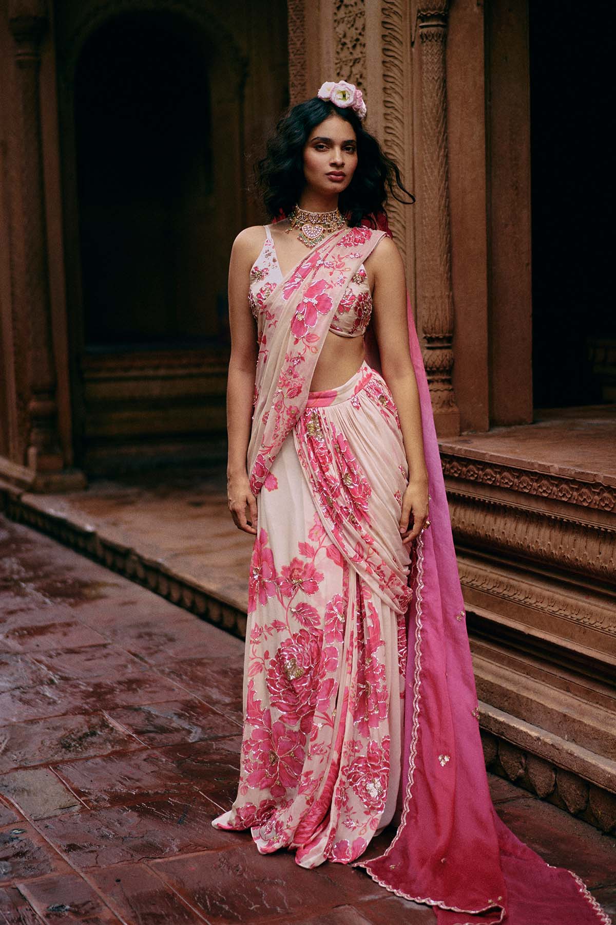 EVERLY SAREE SET