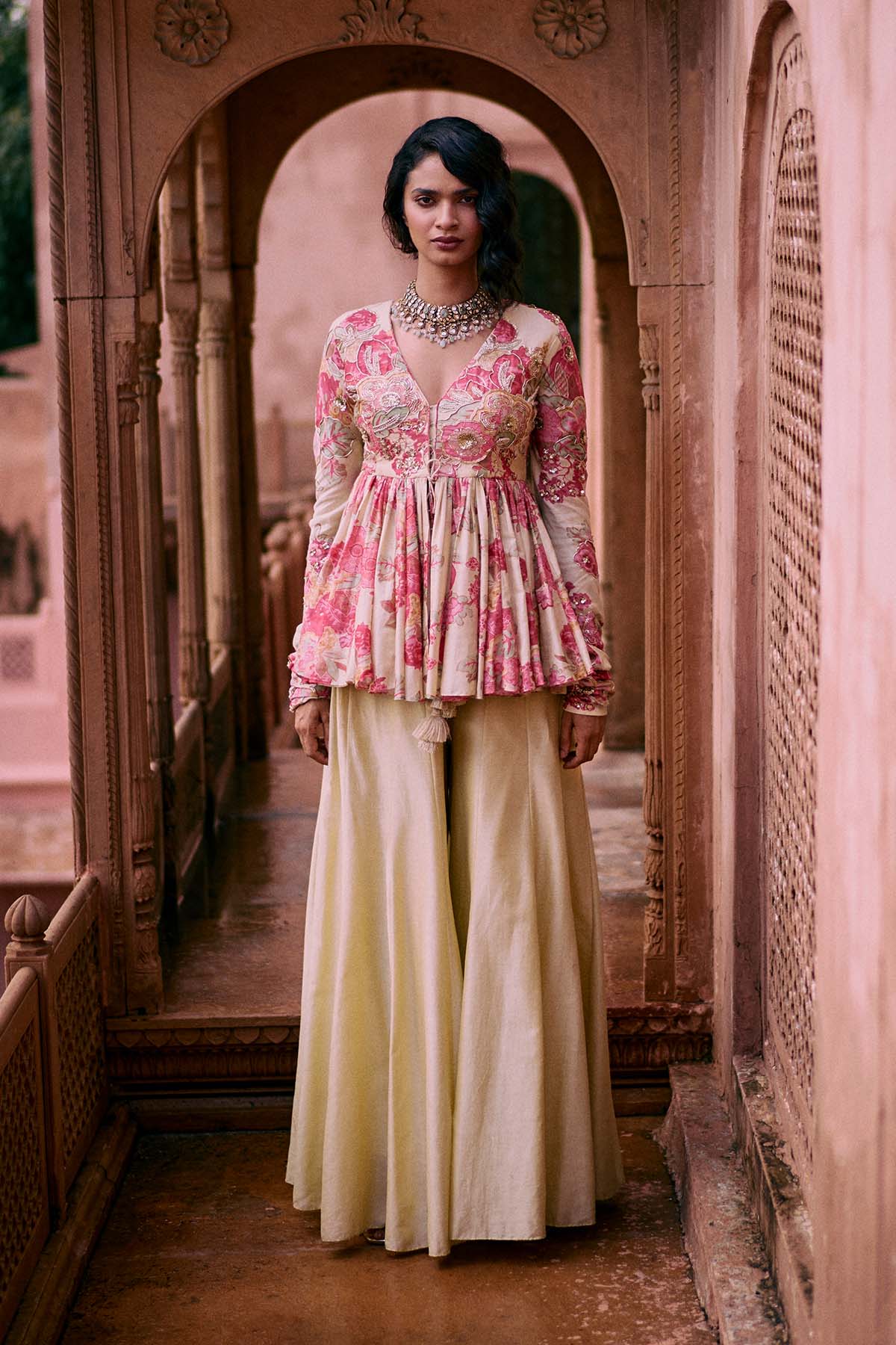 JANE PEPLUM SET