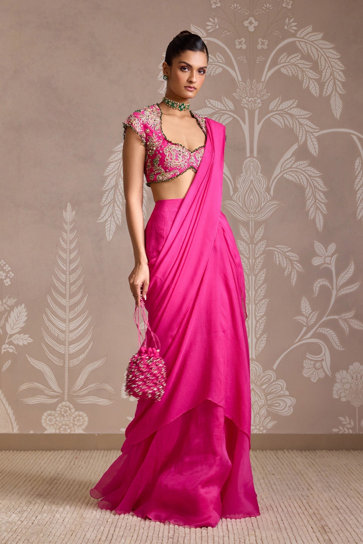 Twined Saree Set  - Ready To Ship