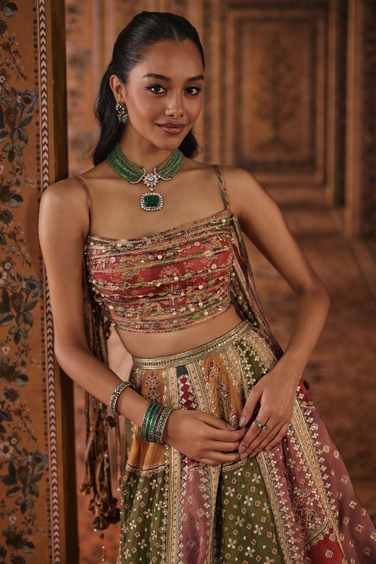 Jhoom Lehenga Set