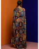 Multicolor Printed Kaftan Jumpsuit