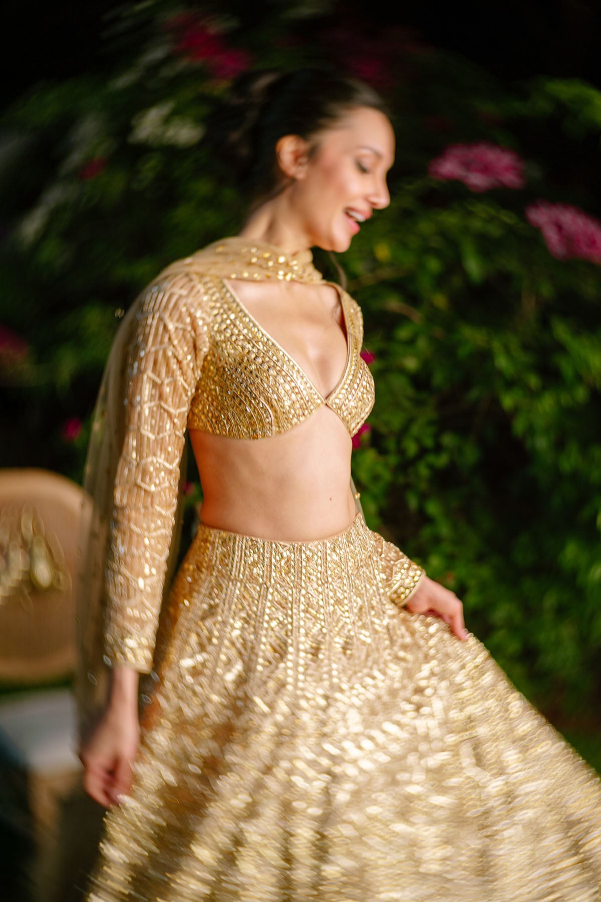 Golden Reverie Lehenga Set