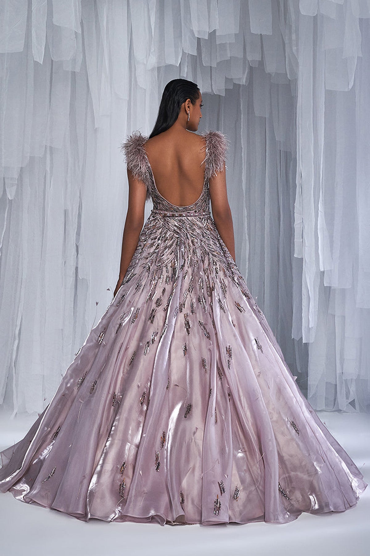 "Nicolette" Organza Gown