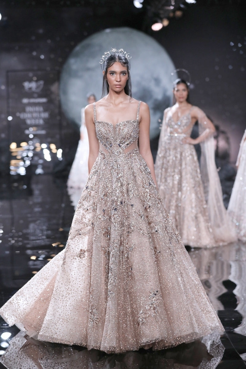 "Alexandra" Shimmer Tulle Bridal Gown