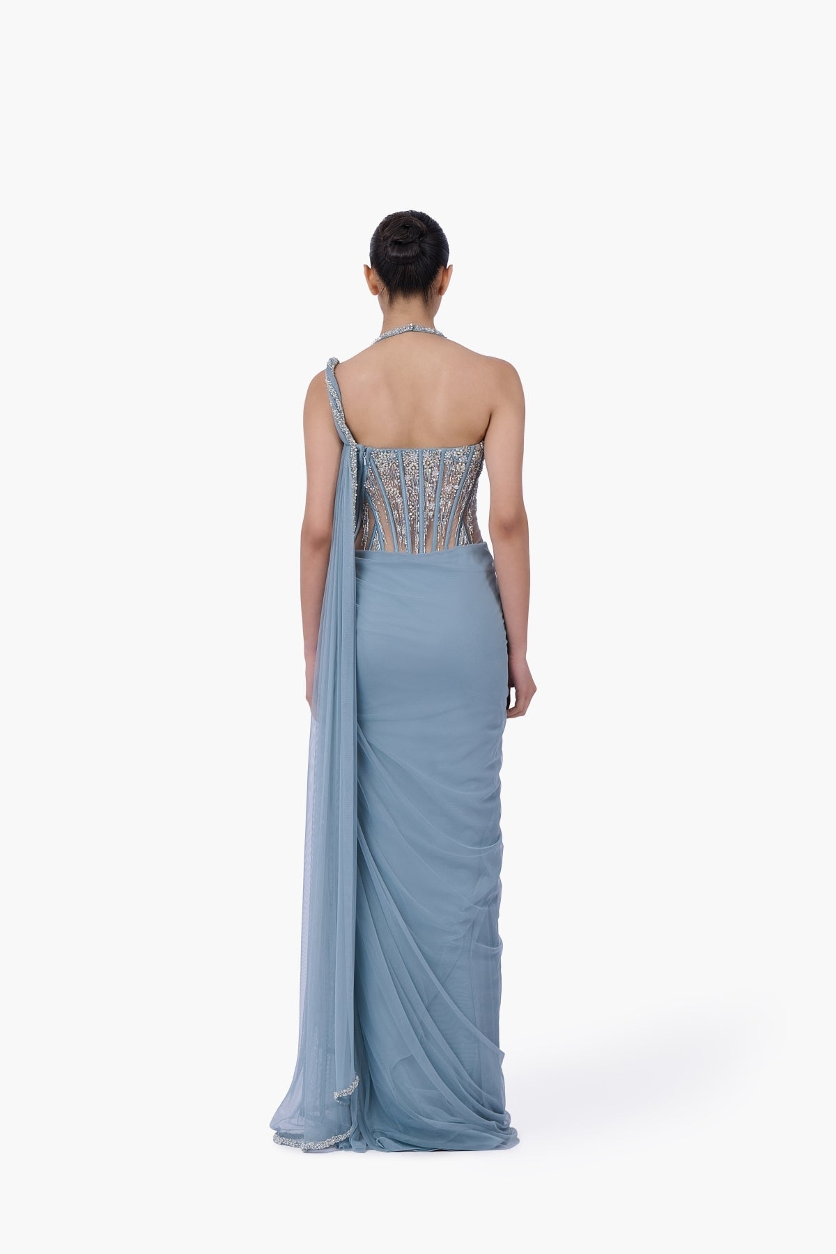 The Skydust Saree Gown