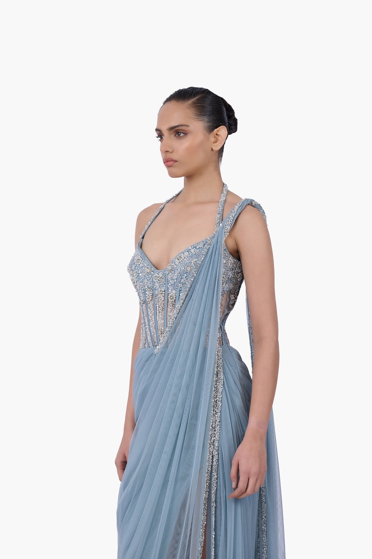 The Skydust Saree Gown