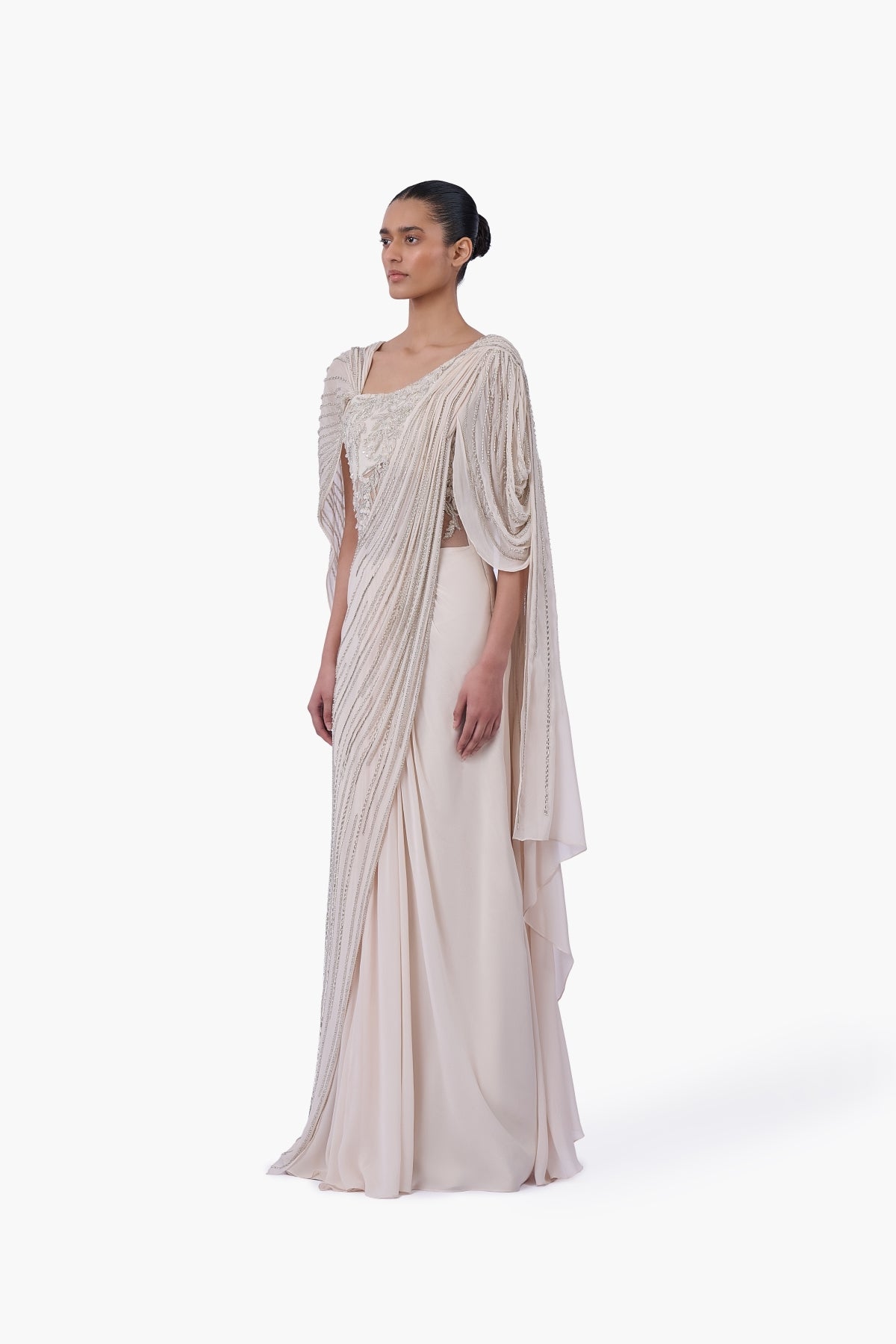 The Halo Drape Gown