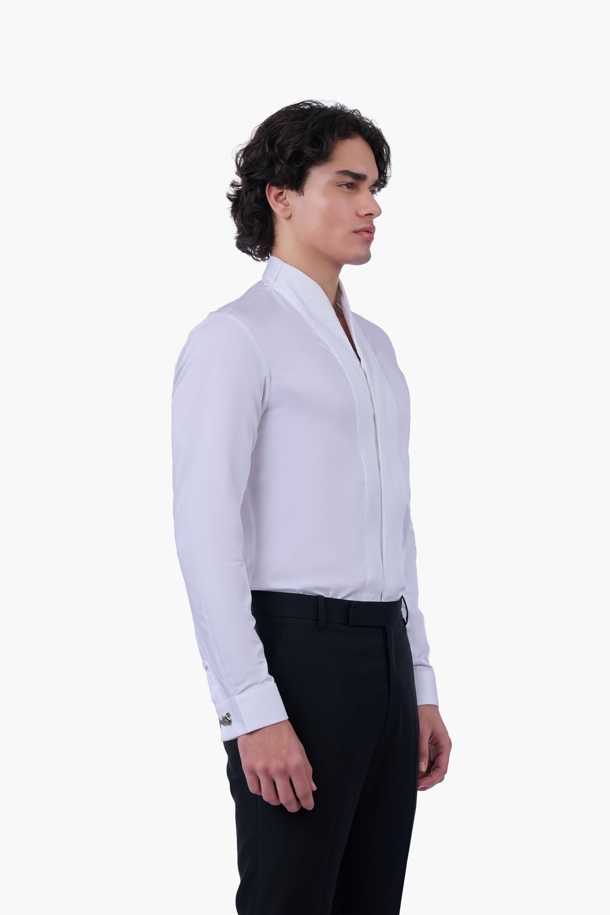 Pintuck Column Shirt
