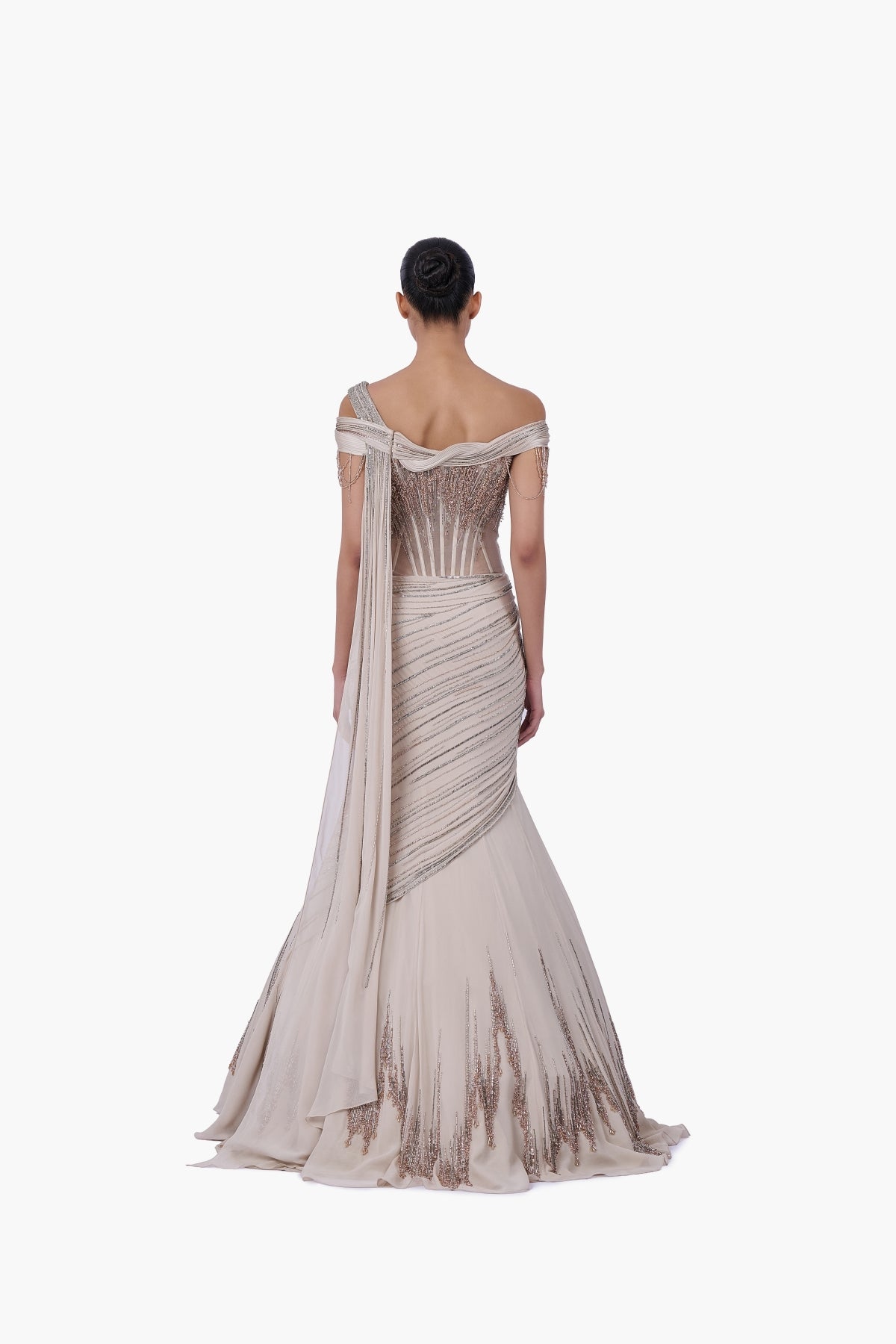 The Sovereign Drape Lehenga