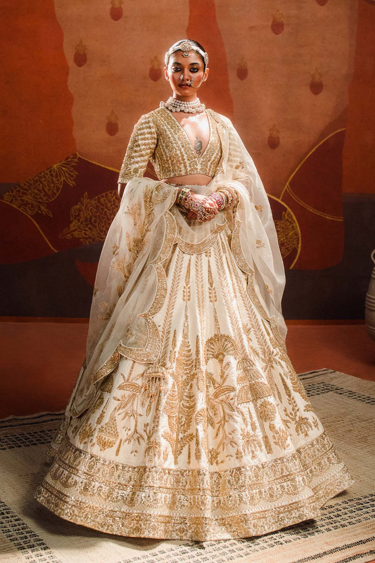 Malai Barfi Lehenga[without veil]