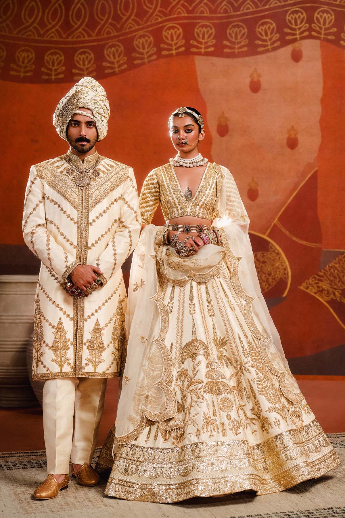 Malai Barfi Lehenga[without veil]