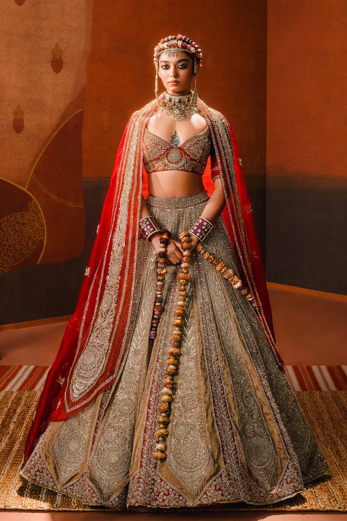 The Khubani Ka Meetha Lehenga [without veil]
