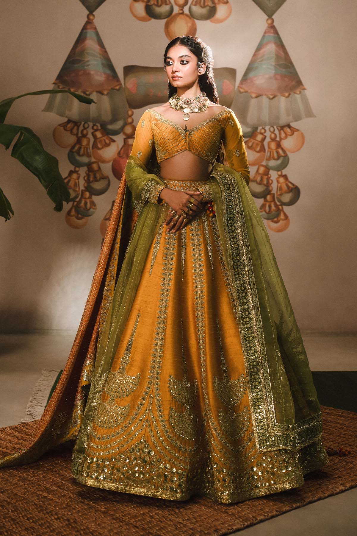 The Imarti Lehenga[with original dupatta]