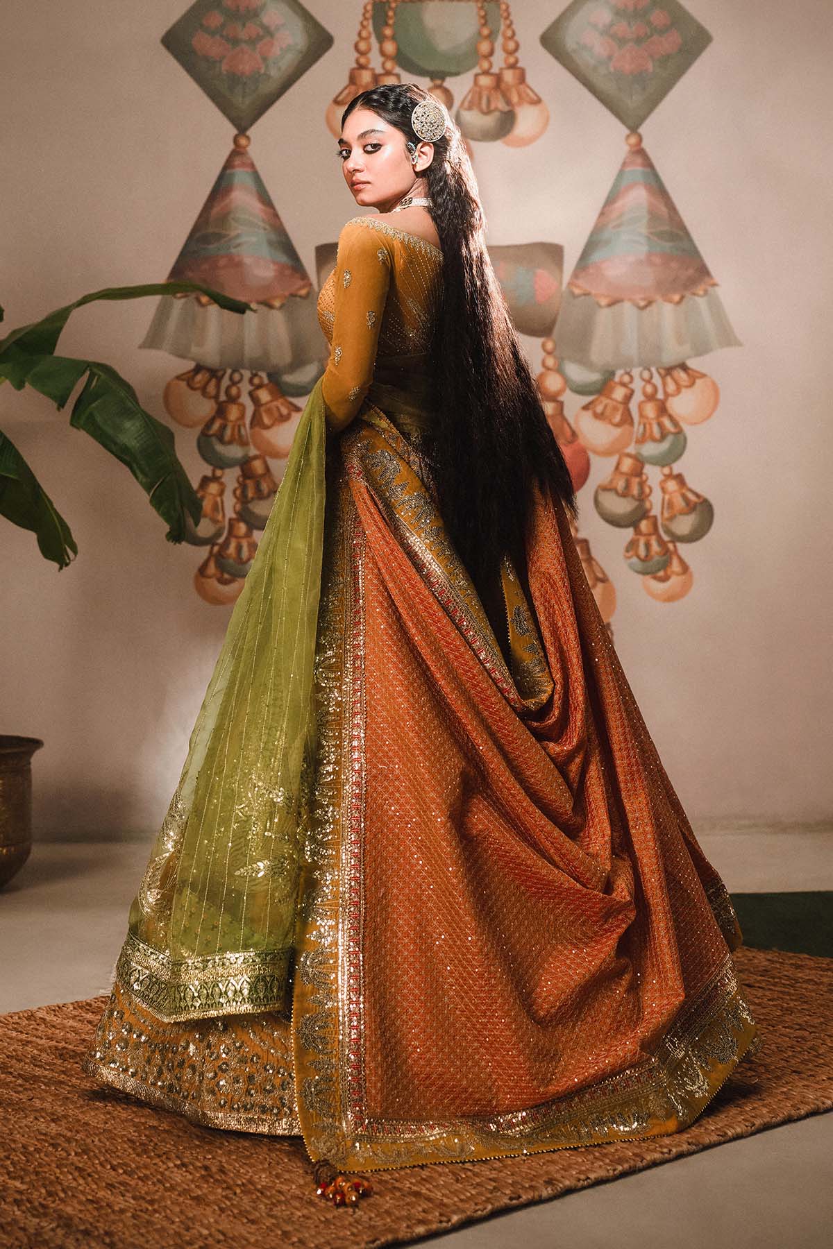 The Imarti Lehenga[with original dupatta]