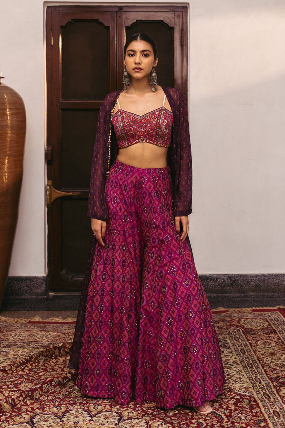 Suni Croptop cape set - Ready To Ship