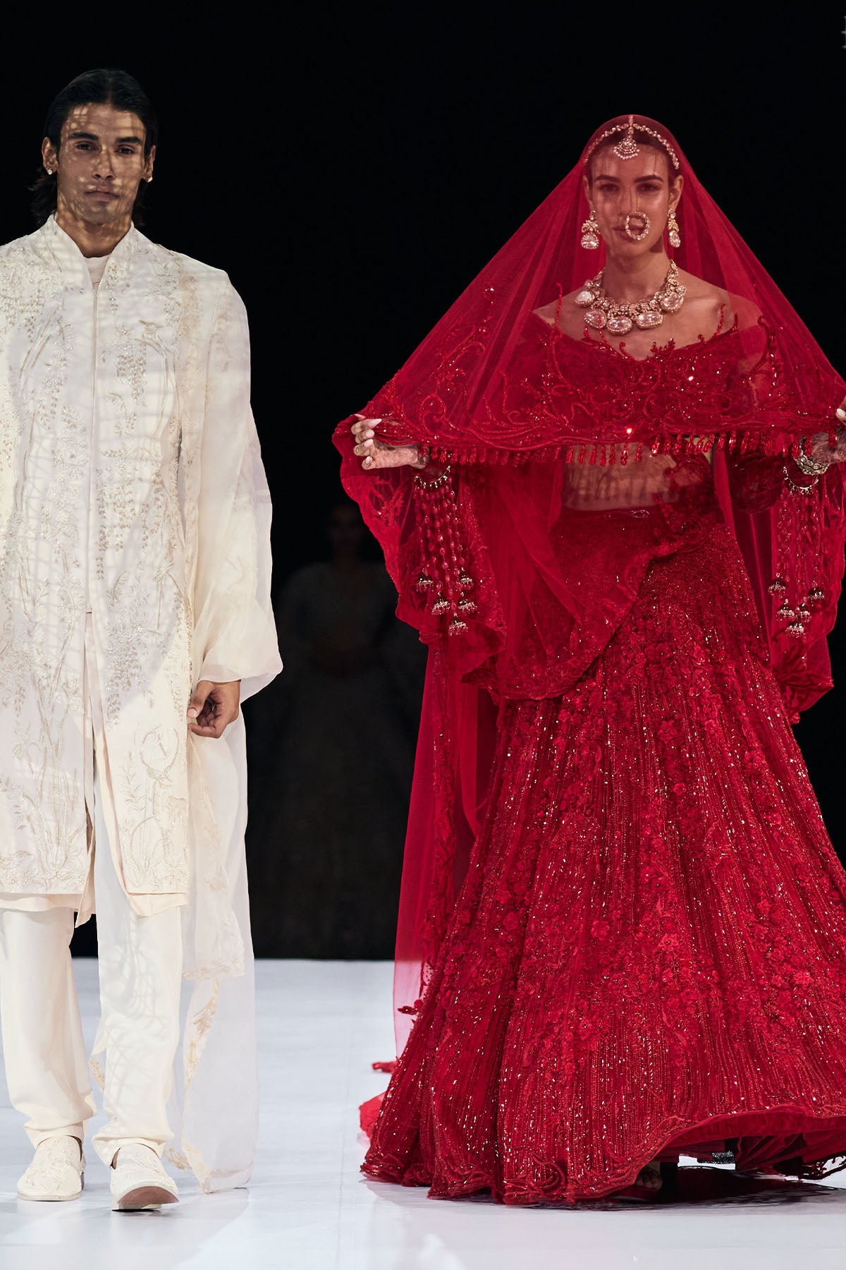 Vermillion Oath Lehenga