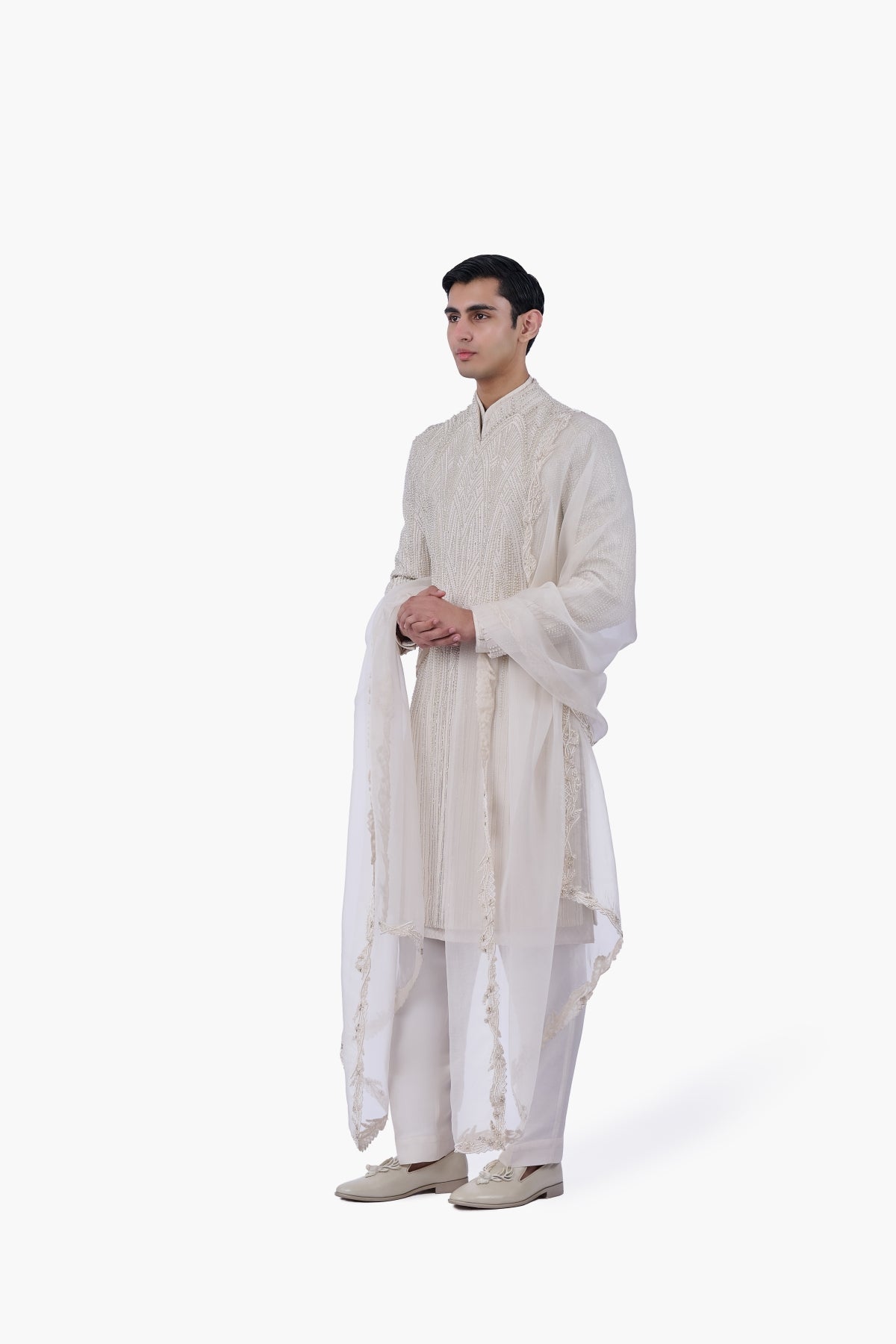 Pearl Architectural Line Sherwani