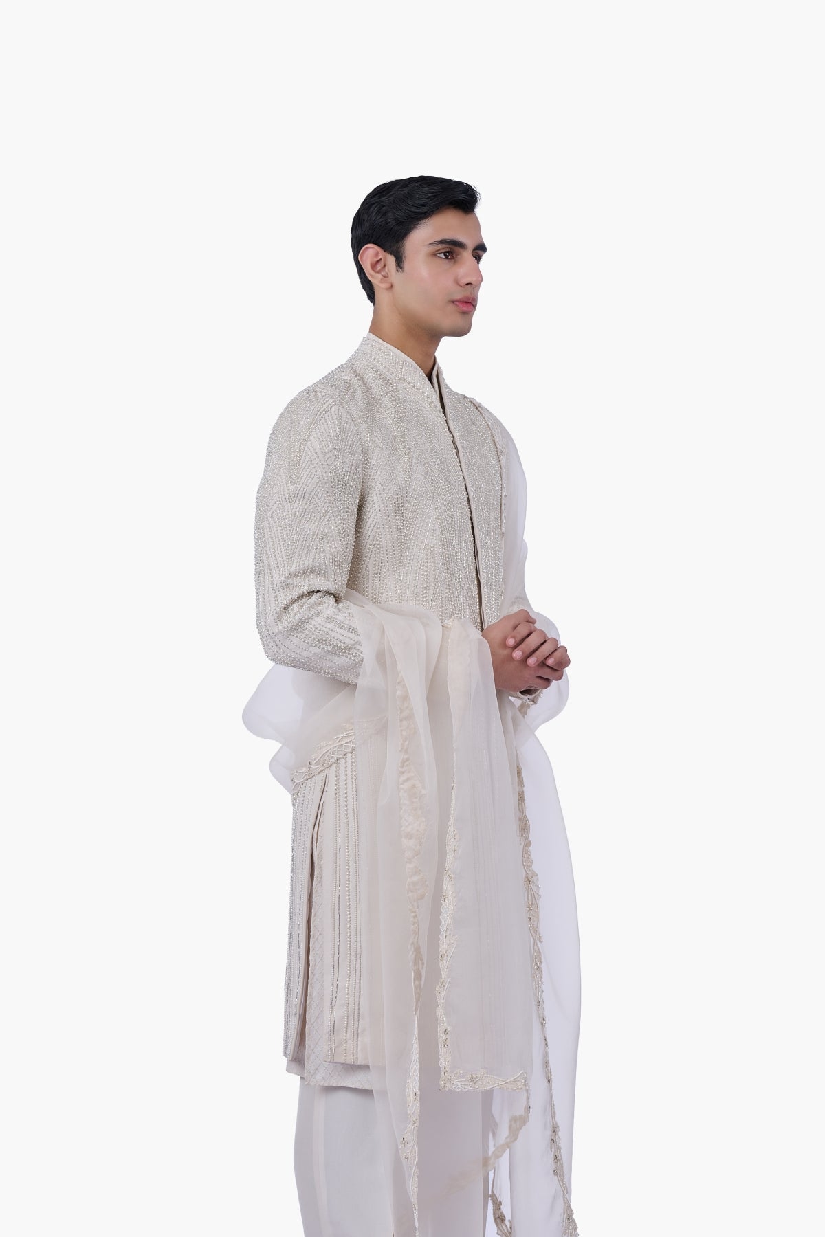 Pearl Architectural Line Sherwani