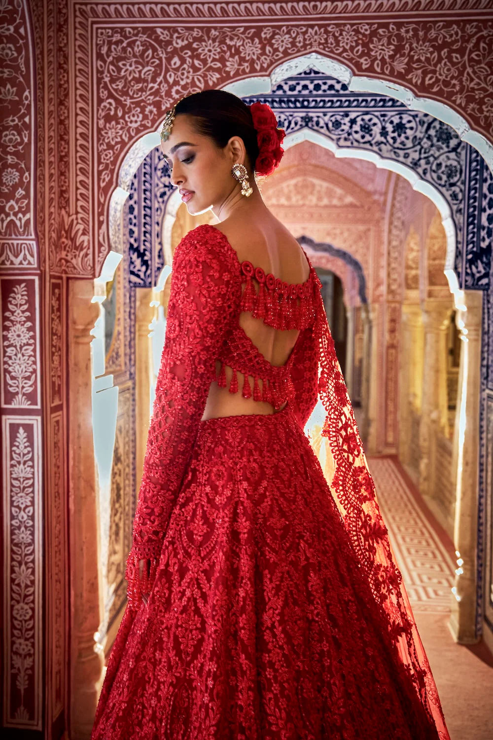 Red Lehenga Set